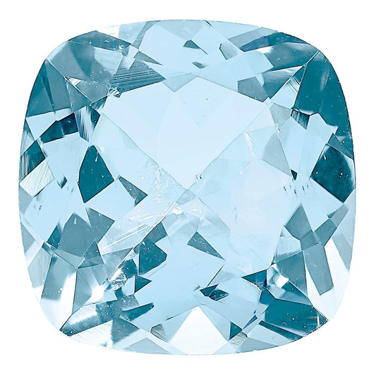 Aquamarine A Quality 5mm Antique Cushion