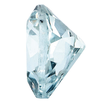 7mm Heart Aquamarine A Quality