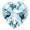 7mm Heart Aquamarine AA Quality