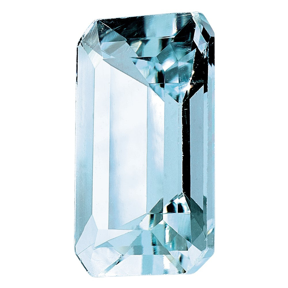 Aquamarine AA Quality 7x5mm Emerald Cut