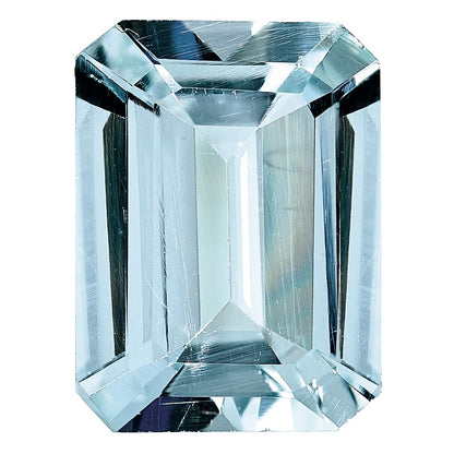 7x5mm Emerald Cut Aquamarine AA Quality