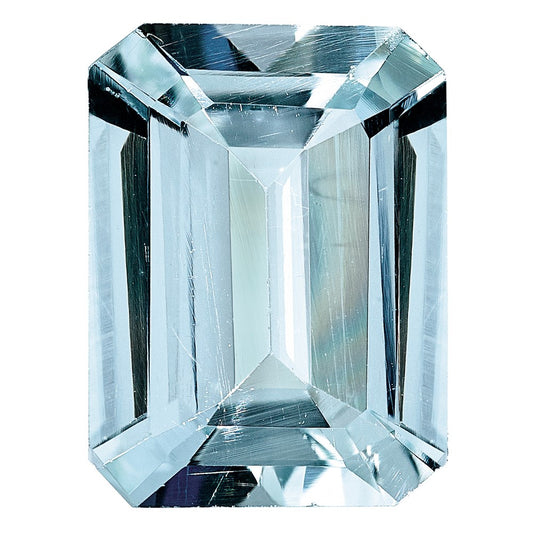 Aquamarine AA Quality 7x5mm Emerald Cut