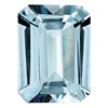 8x6mm Emerald Cut Aquamarine AA Quality