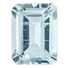 Aquamarine A Quality 6x4mm Emerald Cut