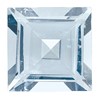 Aquamarine A Quality 6mm Square Step-Cut