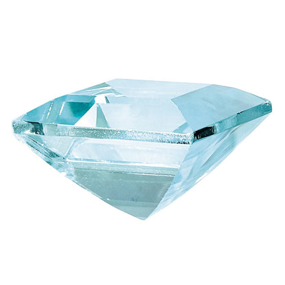 3mm Square Step-cut Aquamarine AA Quality