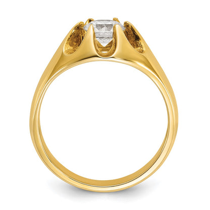 IBGoodman 14k 1 carat Lab Grown Diamond VS/SI+ G+ Complete Men's Ring