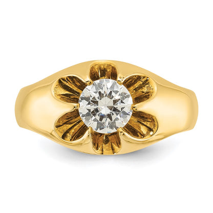 IBGoodman 14k 1 carat Lab Grown Diamond VS/SI+ G+ Complete Men's Ring