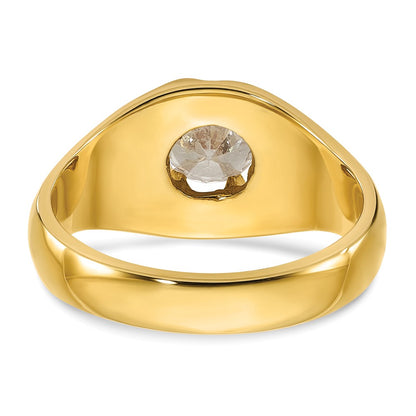 IBGoodman 14k 1 carat Lab Grown Diamond VS/SI+ G+ Complete Men's Ring