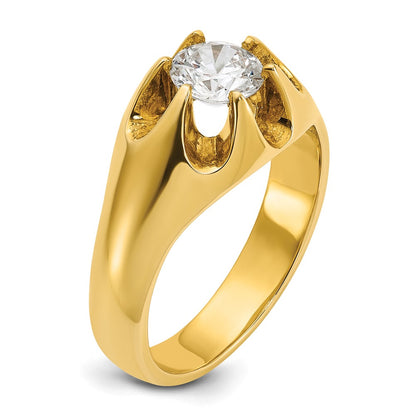 IBGoodman 14k 1 carat Lab Grown Diamond VS/SI+ G+ Complete Men's Ring