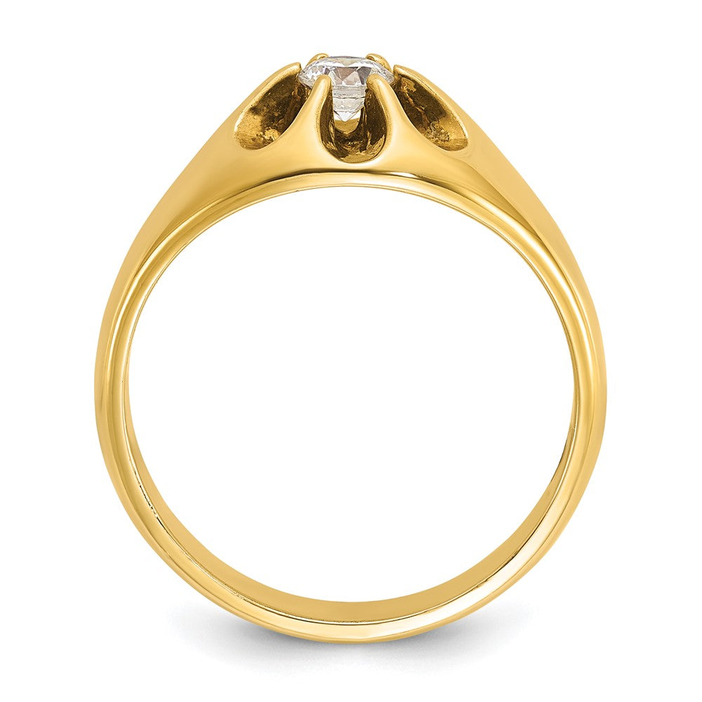 IB Goodman 10k Mens 1/4 carat Diamond Complete Ring