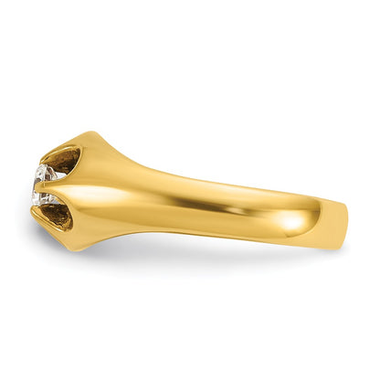 IB Goodman 10k Mens 1/4 carat Diamond Complete Ring