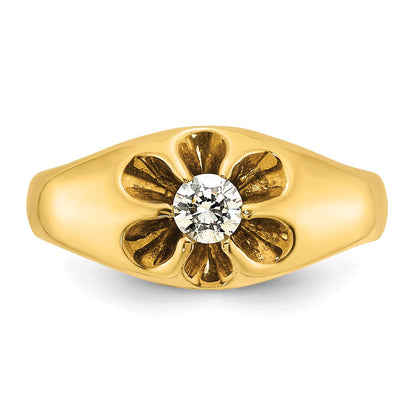 IB Goodman 10k Mens 1/4 carat Diamond Complete Ring