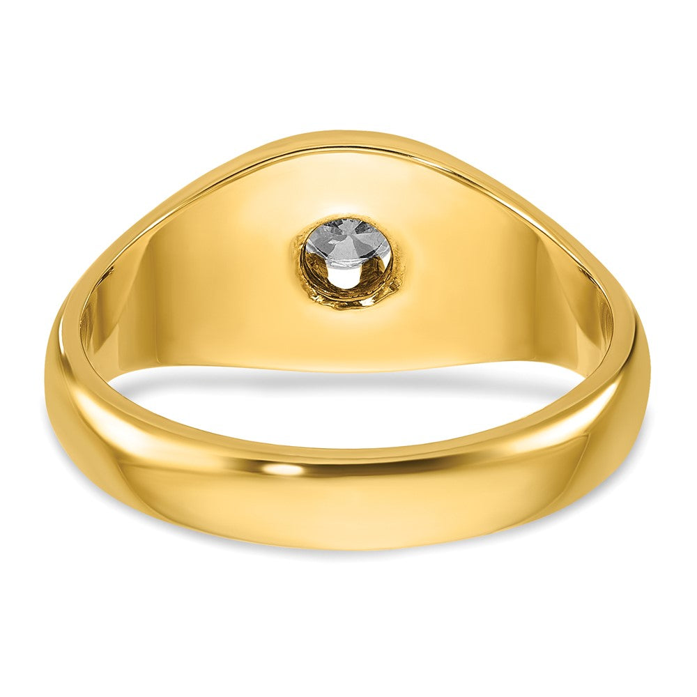 IB Goodman 10k Mens 1/4 carat Diamond Complete Ring
