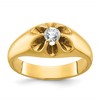 IB Goodman 10k Mens 1/4 carat Diamond Complete Ring