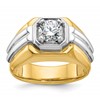 IB Goodman 10k Two-tone Mens Diamond Ring Mounting