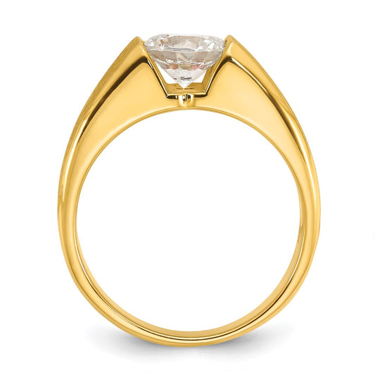 IBGoodman 14k 1 carat Lab Grown Diamond VS/SI+ G+ Complete Men's Ring