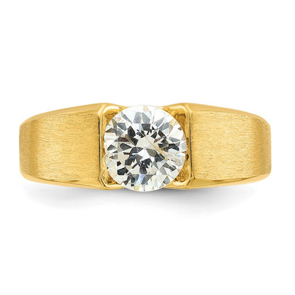 IBGoodman 14k 1 carat Lab Grown Diamond VS/SI+ G+ Complete Men's Ring