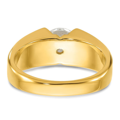 IBGoodman 14k 1 carat Lab Grown Diamond VS/SI+ G+ Complete Men's Ring