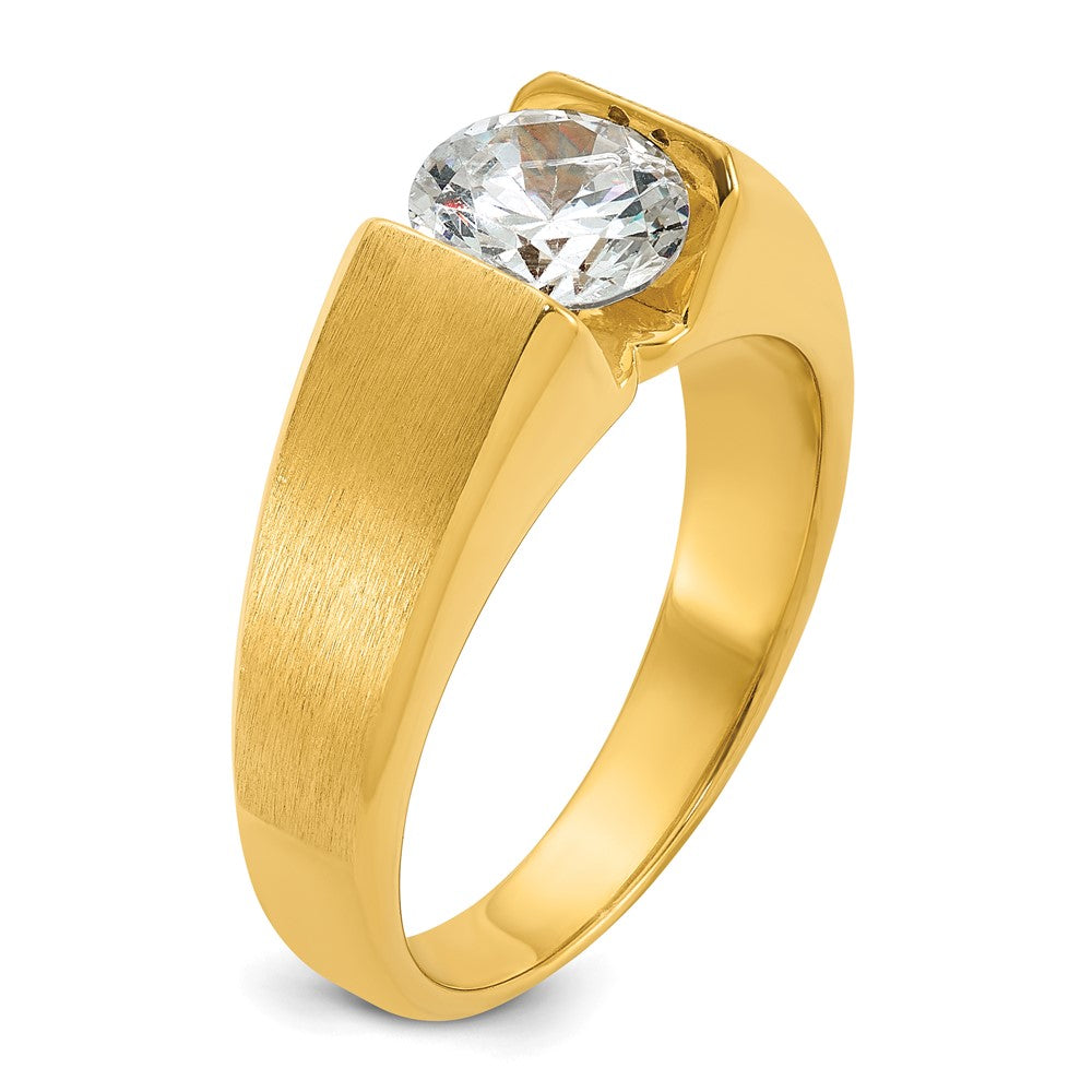 IBGoodman 14k 1 carat Lab Grown Diamond VS/SI+ G+ Complete Men's Ring