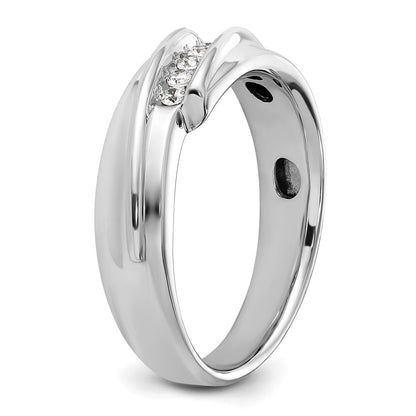 IBGoodman 14k Two-tone Polished Men's Five Stone Ring Mounting