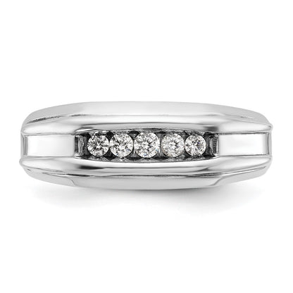IBGoodman 14k Two-tone Five Stone Polished Men's Ring Mounting