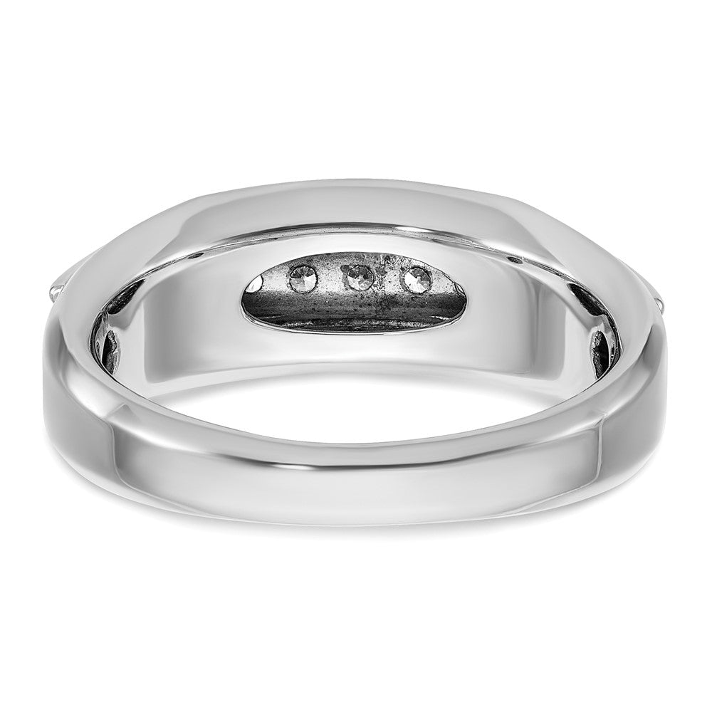 IBGoodman 14k Two-tone Five Stone Polished Men's Ring Mounting