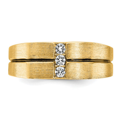 10k Polished 6-Stone Mothers Ring Mounting