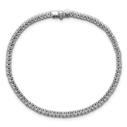 14k White Gold  2 carat Lab Grown Diamond VS+ F+ Complete Tennis Bracelet
