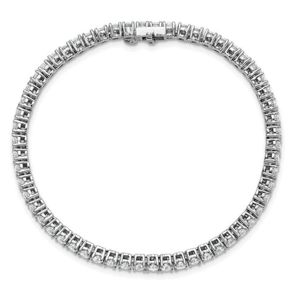 14k White Gold  5 carat Lab Grown Diamond VS/SI+ G+ Complete Tennis Bracelet