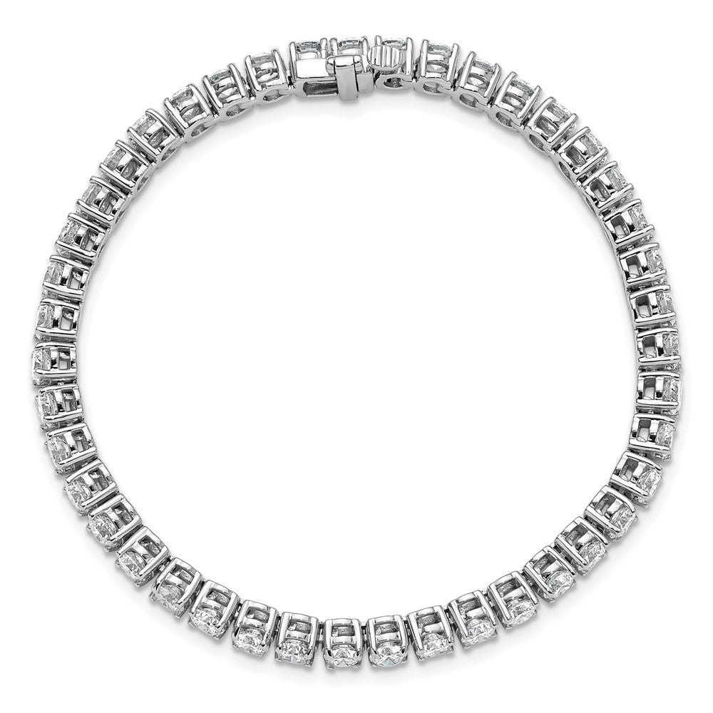 14k White Gold  9 carat Lab Grown Diamond VS/SI+ G+ Complete Tennis Bracelet