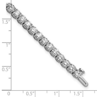 14k White Gold  9 carat Lab Grown Diamond VS/SI+ G+ Complete Tennis Bracelet