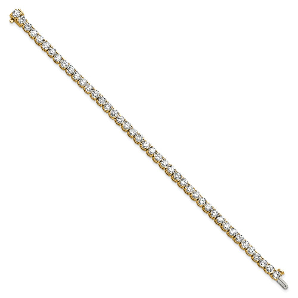 14k 9 carat Lab Grown Diamond VS+ F+ Complete Tennis Bracelet