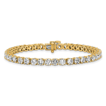 14k 9 carat Lab Grown Diamond VS/SI+ G+ Complete Tennis Bracelet