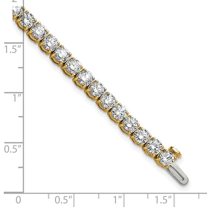 14k 9 carat Lab Grown Diamond VS/SI+ G+ Complete Tennis Bracelet