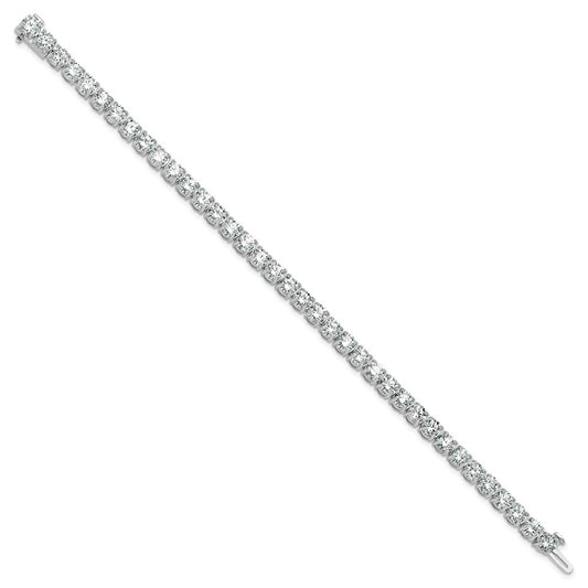 14k White Gold  14 carat Lab Grown Diamond VS/SI+ G+ Complete Tennis Bracelet