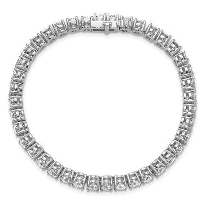 14k White Gold  14 carat Lab Grown Diamond VS/SI+ G+ Complete Tennis Bracelet