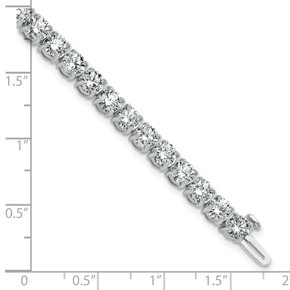 14k White Gold  14 carat Lab Grown Diamond VS/SI+ G+ Complete Tennis Bracelet