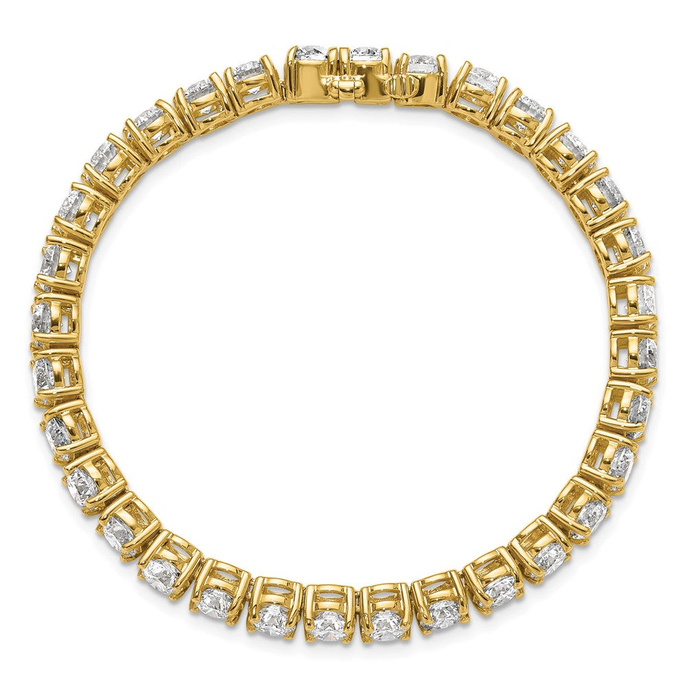 14k 16 carat Lab Grown Diamond VS/SI+ G+ Complete Tennis Bracelet