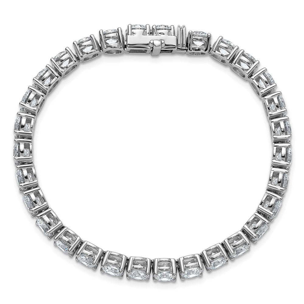 14k White Gold  22 1/2 carat Lab Grown Diamond VS+ F+ Complete Tennis Bracelet