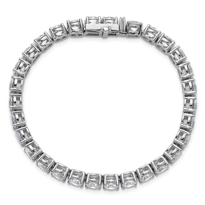 14k White Gold  22 1/2 carat Lab Grown Diamond VS+ F+ Complete Tennis Bracelet