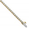 14k 5 carat Lab Grown Diamond VS/SI+ G+ Complete Emerald Tennis Bracelet
