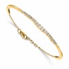 14k 3/4 carat Lab Grown Diamond VS/SI+ G+ Complete Graduated Bangle Bracelet