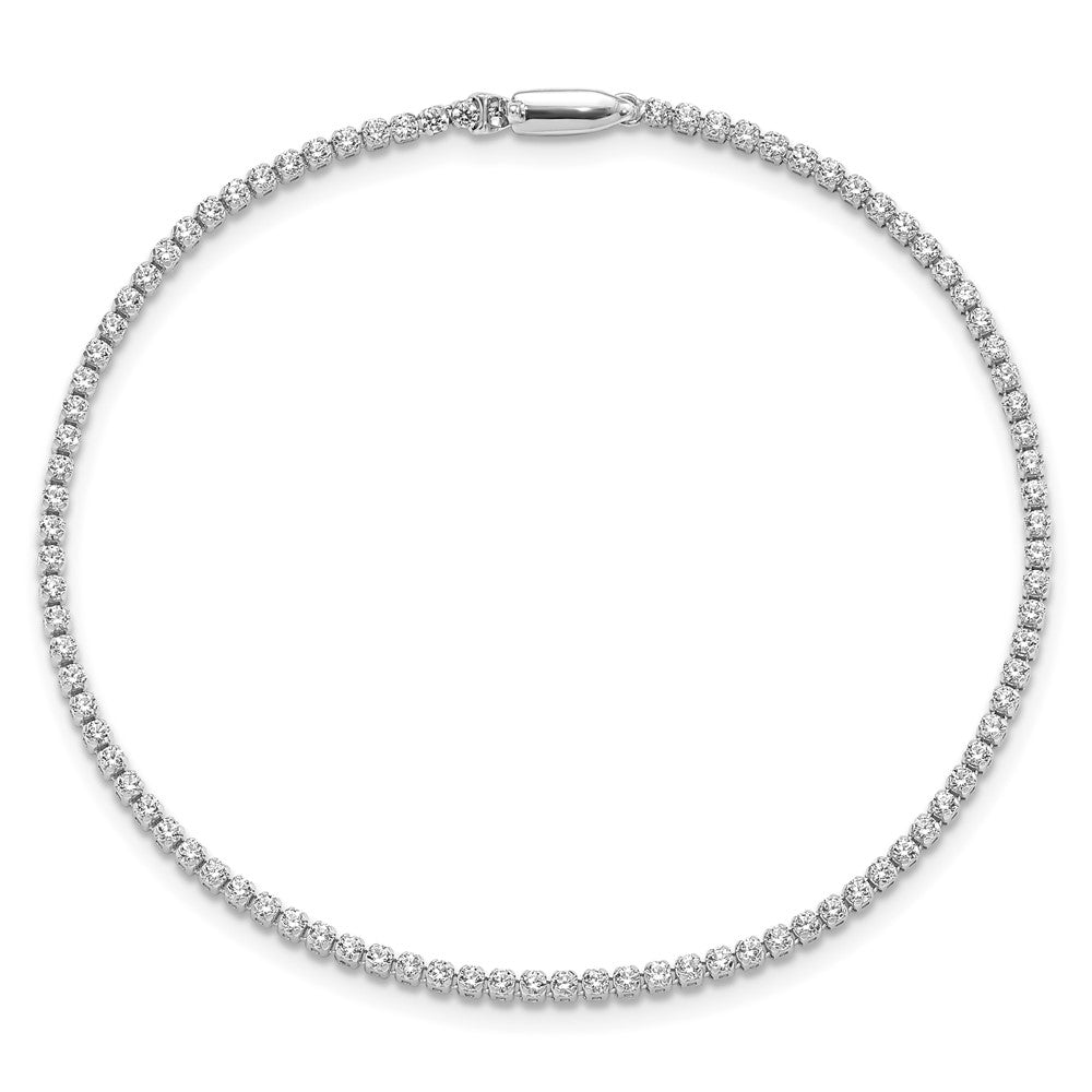 14k White Gold 1 1/3 carat Lab Grown Diamond VS/SI+ G+ Complete Round Tennis Bracelet