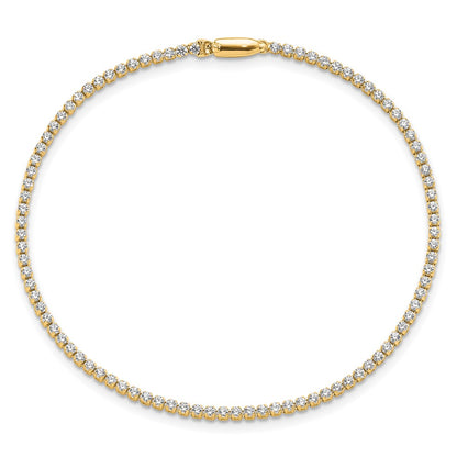 14k 1 1/3 carat Lab Grown Diamond VS/SI+ G+ Complete 7 inch Tennis Bracelet