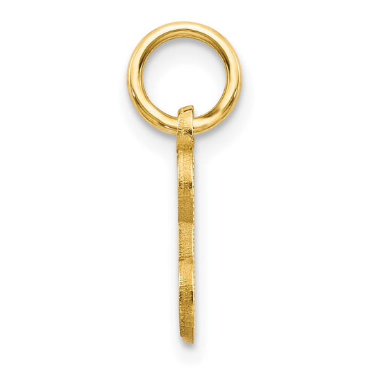 14k Letter E Initial Charm