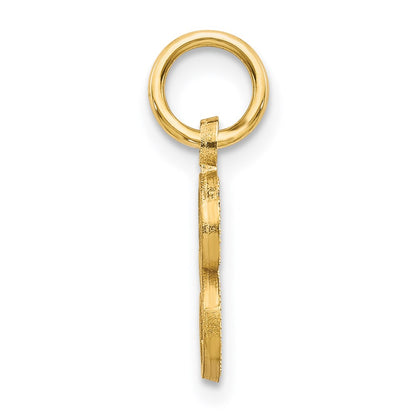 14k Letter S Initial Charm
