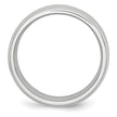 Chisel Cobalt Satin and Polished Beveled Edge 8mm Band