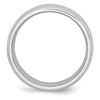 Chisel Cobalt Satin and Polished Beveled Edge 8mm Band