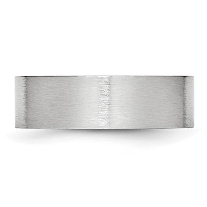 Chisel Cobalt Flat Satin 7mm Band